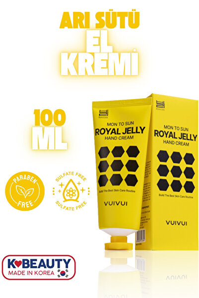 byeolee Kore Üretimi Arı Sütü Içeren Besleyici Ve Yenileyici El Ve Tırnak Kremi 100 gr