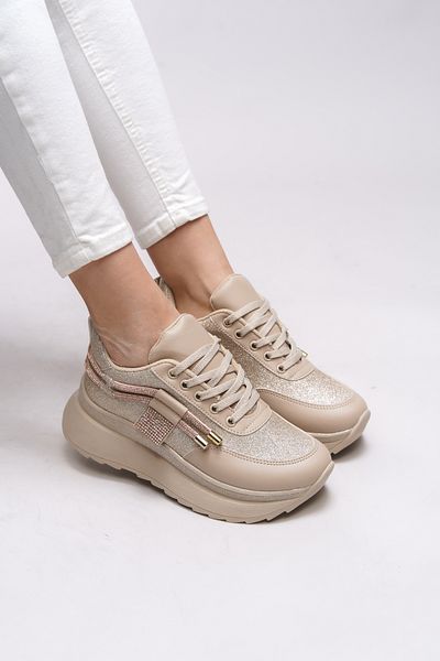 Riccon Pantofi de damă Lesreene bej - 0012220