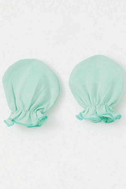Breeze Water Green Newborn Baby Gloves - Basic Standard