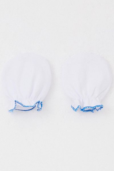 Breeze White Newborn Baby Gloves - Basic Standard