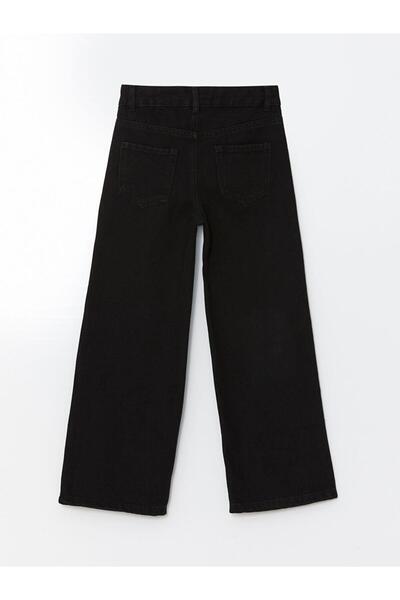 LC Waikiki LCW Kids Beli Ayarlanabilir Lastikli Kız Çocuk Jean Pantolon