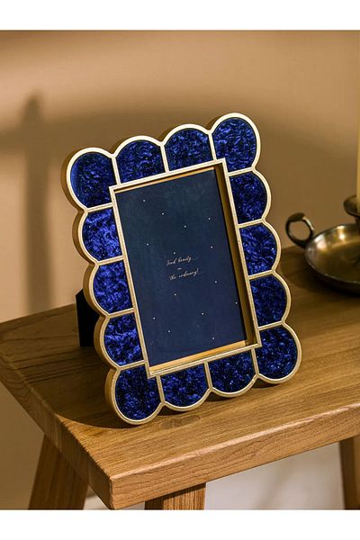 LC Waikiki Lcw Home 21 cm Dark Blue Footed Photo Frame - t t