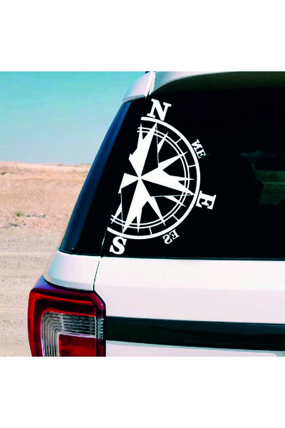 Birim Matbaa Half Compass Auto Sticker(26X37 cm)