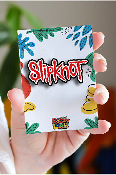 Rozzy Lab Slipknot - Music Rozet - Broş - Yaka Çanta Aksesuar