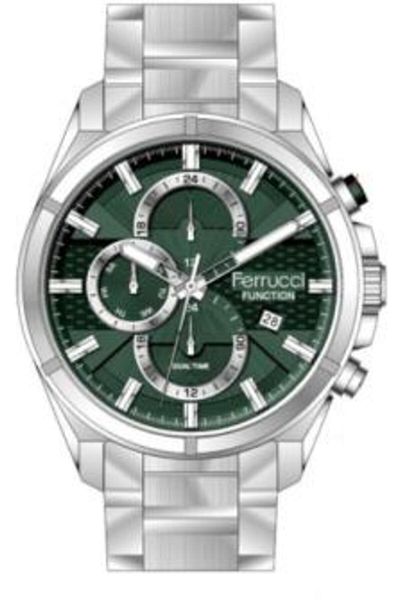 Ferrucci Men's Function Steel Case Wrist Watch - 2167
