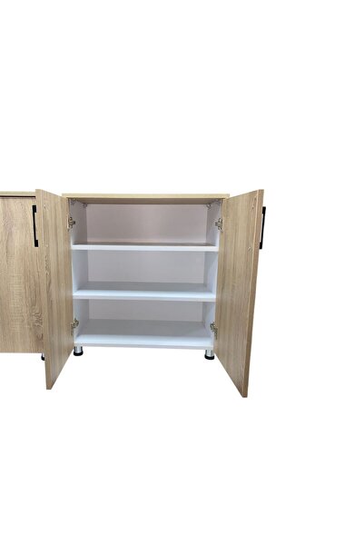 KURLUMOBİLYA ayakkabılık modern meşe