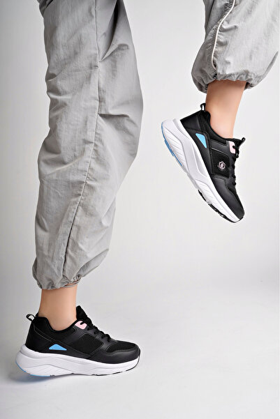 McDark Μαύρα και Μπλε Γυναικεία Αθλητικά Παπούτσια