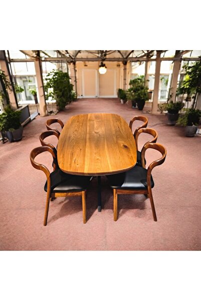 Home 160 x 80 Yemek masası Ofis Masaları Yemek Odası Masaları Oval Yemek Masası
