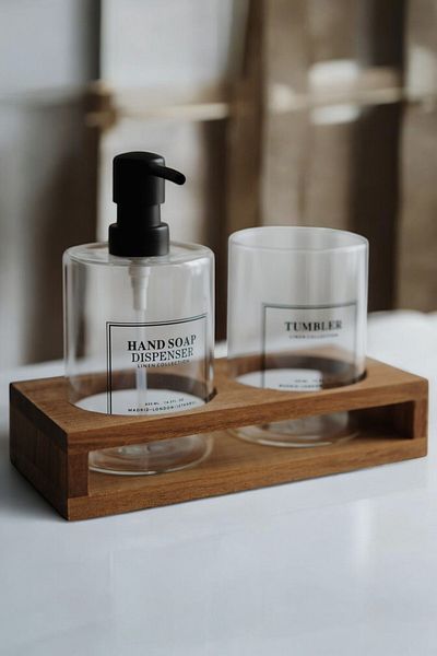 Mirilliahome Σετ μπάνιου με βάση Acacia