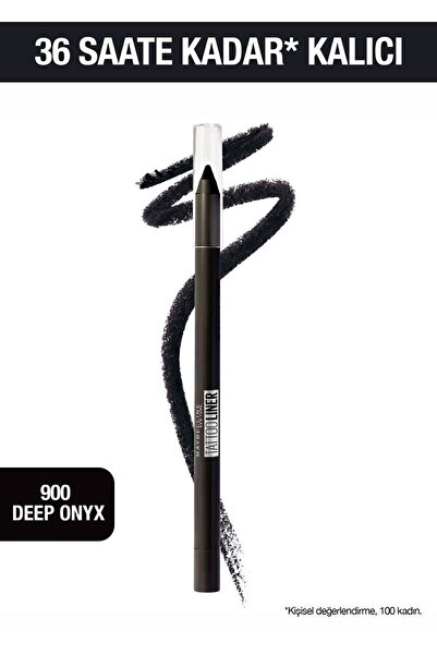Maybelline New York Siyah Tattoo Liner Jel Göz Kalemi 900 Deep Onyx