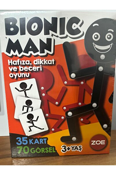 Zoe çöp adam bıonıc  Man hafıza dikkat beceri oyunu (kutu oyunu)