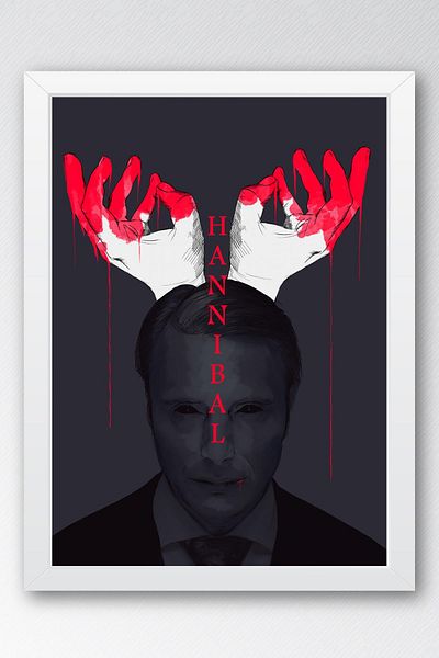 Saturn Pictură înrămată de Hannibal Lecter - Poster de afiș de serie