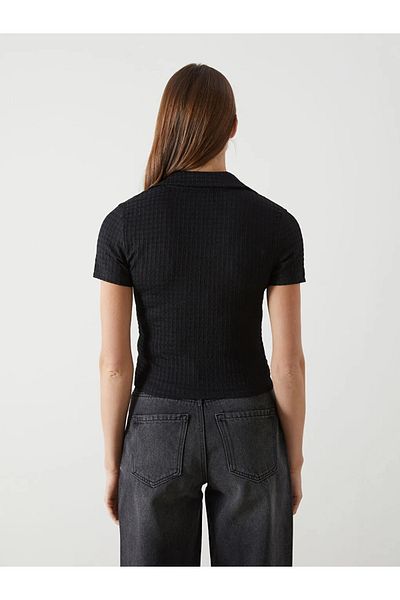 LC Waikiki Γυναικεία μπλούζα με υφή LCW Vision Polo Neck