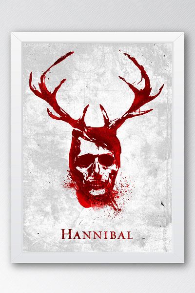 Saturn Pictură înrămată Hannibal - Poster de afiș de serie