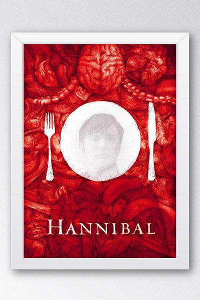 Saturn Pictură înrămată Hannibal - Poster de afiș de serie