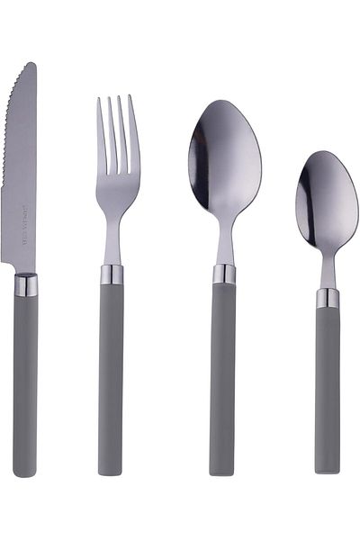 ORCHID 16PCS CUTLERY SET GREY