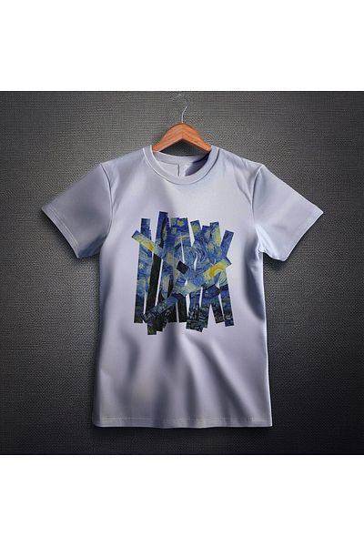 Ozzy Μπλουζάκι Unisex Starry Night Pattern 5 Digital Printed