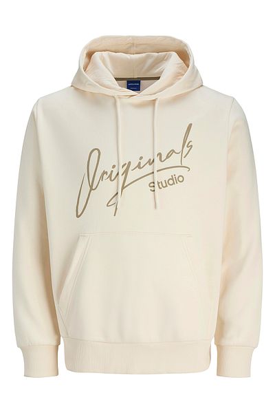 Jack & Jones Ανδρικό βαμβακερό φούτερ με κουκούλα - Jorsignature Relaxed Fit SWEAT 12281990