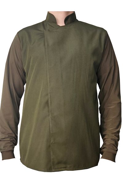 Ant Rotagrup Üniforma ve İş Elbiseleri Cook Jacket Lycra Sleeve Unisex Snap Fastener Long Sleeve Chef Cook Kitchen Jacket