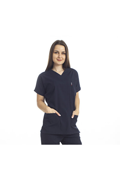 nutrix الأزرق الداكن واحد أعلى المرأة ليكرا الخفافيش كم ممرضة وطبيب جيرسي مجم...