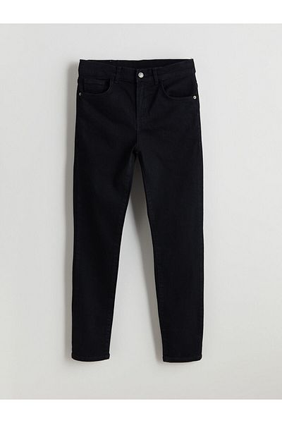 LC Waikiki Pantaloni de jeans pentru băieți cu talie elastică reglabilă - S5m791z4