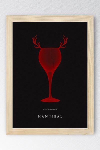 Saturn Hannibal Framed Painting - Tv Series Poster Poster Painting