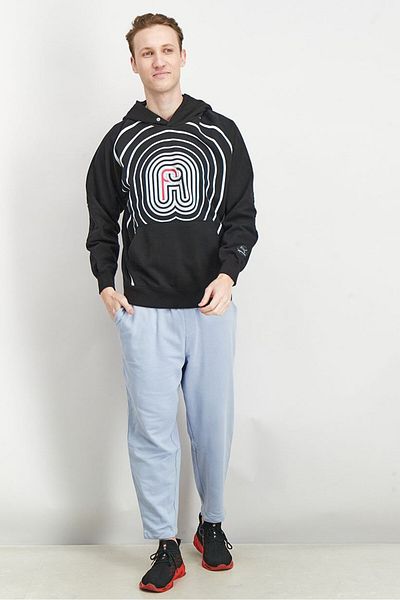 Puma x Pronounce Men Hooded Long Sleeve Graphic Print Sweatshirt, Black