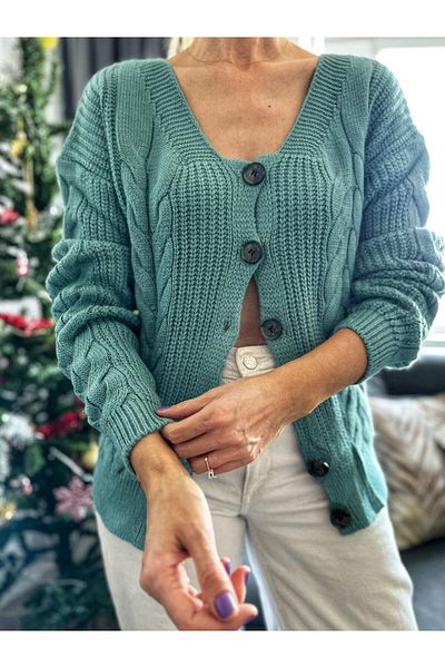 Cherry Butik Casual Soft Buttoned Cardigan