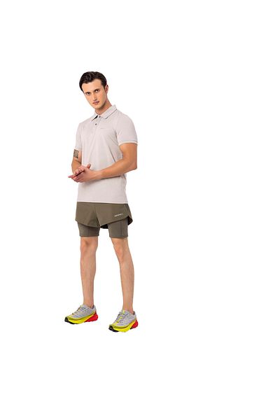 Merrell Erk Oyster Mushroom Polo T-shirt M3pro