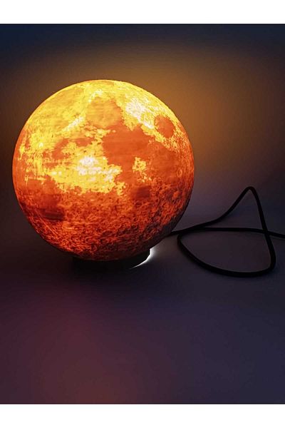 Shan Moon Looking Abjur Night Lamp