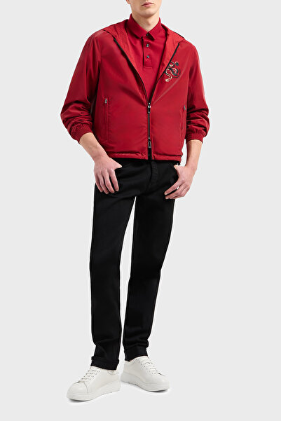 Emporio Armani Cotton Blended Logo Buttoned Polo Neck t Shirt Men Polo Neck t Shirt