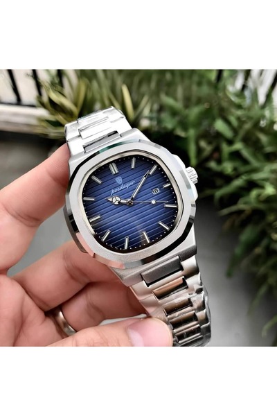 POEDAGAR Original Stainless Steel Men's Lux 1stClassroom Wristwatch