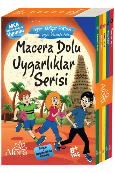 Alora Yayınevi Adventure-Filled Civilizations (Ages 8+) Series 5 Books + Asse...