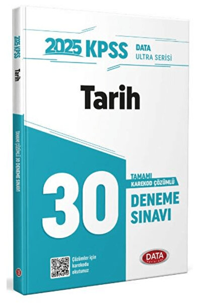 Data Yayınları 2025 KPSS Ultra Serisi Tarih 30 Deneme Sınavı / Kolektif / Dat...