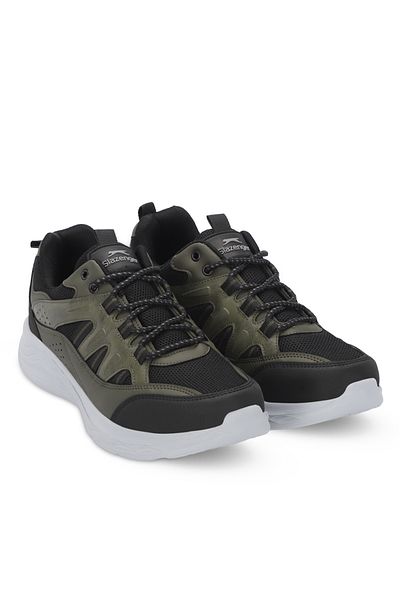 Slazenger Goal Men's Sneakers - Black/Khaki Shoes