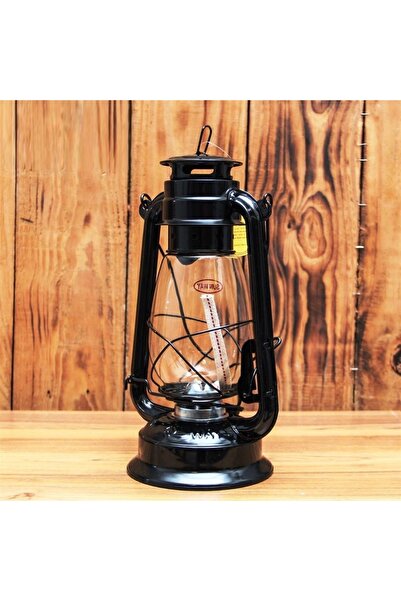 Genel Markalar VIP 30 CM METAL GEMİCİ FENERİ SİYAH GAZ LAMBASI 30 CM SİYAH GE...