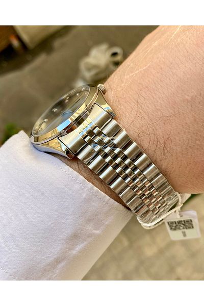 Reward Chaperone Brand Original Silver Color Waterproof Men Wrist Watch with Calendar