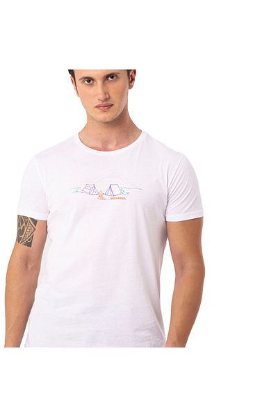 Merrell Tamp Men's White T-Shirt Men's T-Shirt M4Tampm