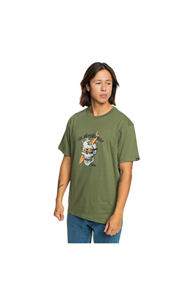 Quiksilver One Last Surf Ανδρικό Πράσινο T-Shirt ΑΝΔΡΙΚΟ T-SHIRT EQYZT07674