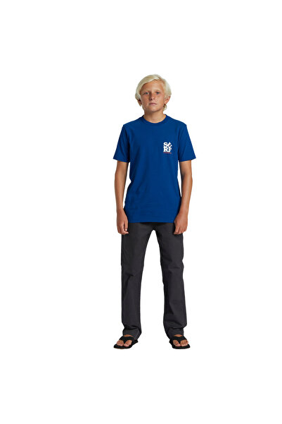 Quiksilver تي شيرت أبيض للأولاد من Surf Boe تي شيرت للأولاد AQBZT04373