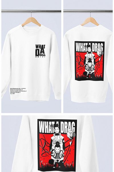 Fuddy Moda Unisex Shikamaru Nara φούτερ χωρίς κουκούλα με στάμπα στην πλάτη, φούτερ Naruto με θέμα Anime Oversize