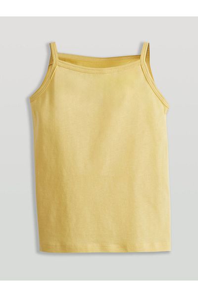 LC Waikiki New Season Square Collar Basic Baby Girl Undershirt - S5Gq37Z1