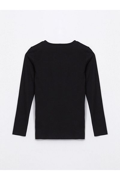 LC Waikiki Γυναικείο μπλουζάκι LCW ECO Crew Neck με στάμπα