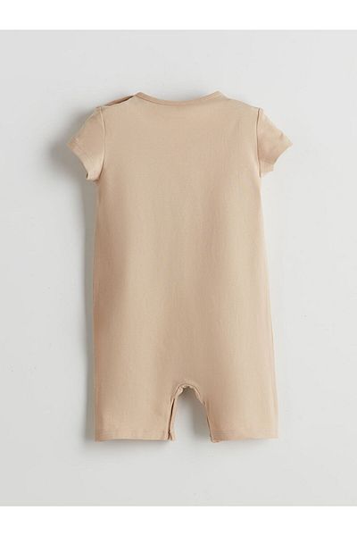 LC Waikiki New Season Crew Neck Printed Baby Boy Jumpsuit - S5Ks35Z1