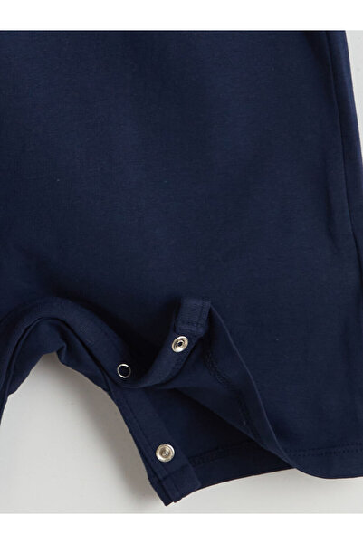 LC Waikiki Chlapecká kombinéza LCW ECO Navy Blue s potiskem Crew Neck