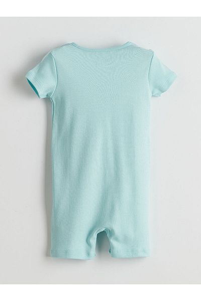 LC Waikiki Salopetă LCW ECO Turcoaz Crewneck Bumbac pentru băieți