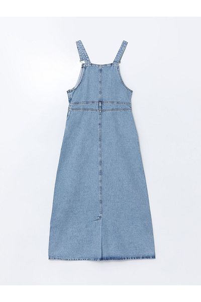 LC Waikiki Rochie de damă LCW Modest cu guler pătrat cu bretele drepte
