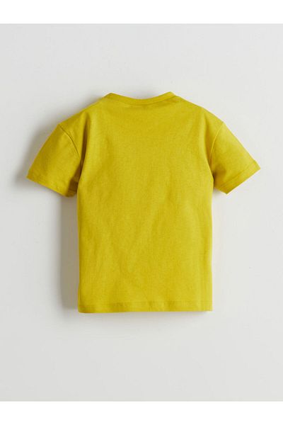 LC Waikiki Νέα σεζόν Crew Neck Printed Boy's Tisort - S5EU55Z1