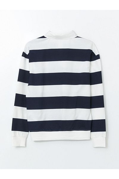 LC Waikiki Ανδρικό φούτερ XSIDE Polo με μακρυμάνικο ριγέ