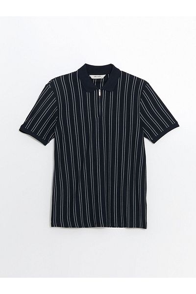 LC Waikiki Ανδρικό μπλουζάκι LCW Vision Polo με κοντό μανίκι ριγέ